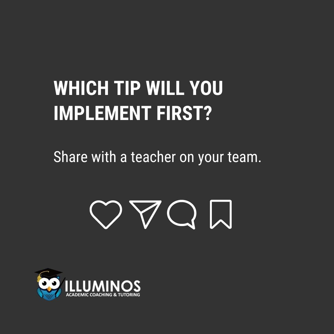 Illuminos_Coach's tweet photo. #TEACHers - What #tips do you have for emphasizing the importance of #learning in your #classroom ?  Tell us in the comments!

Read the full tips at https://t.co/jh00unuwY7.
#teacher #teachersoftwitter #teaching #learning  #highschool #Middleschoolteacher @edutopia https://t.co/rdOli7H7tw