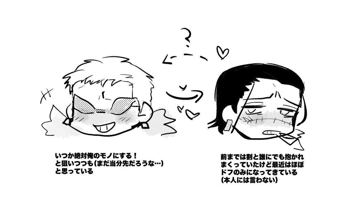 薬指だけ空白な理由に思いを馳せる
事後ドフ鰐 