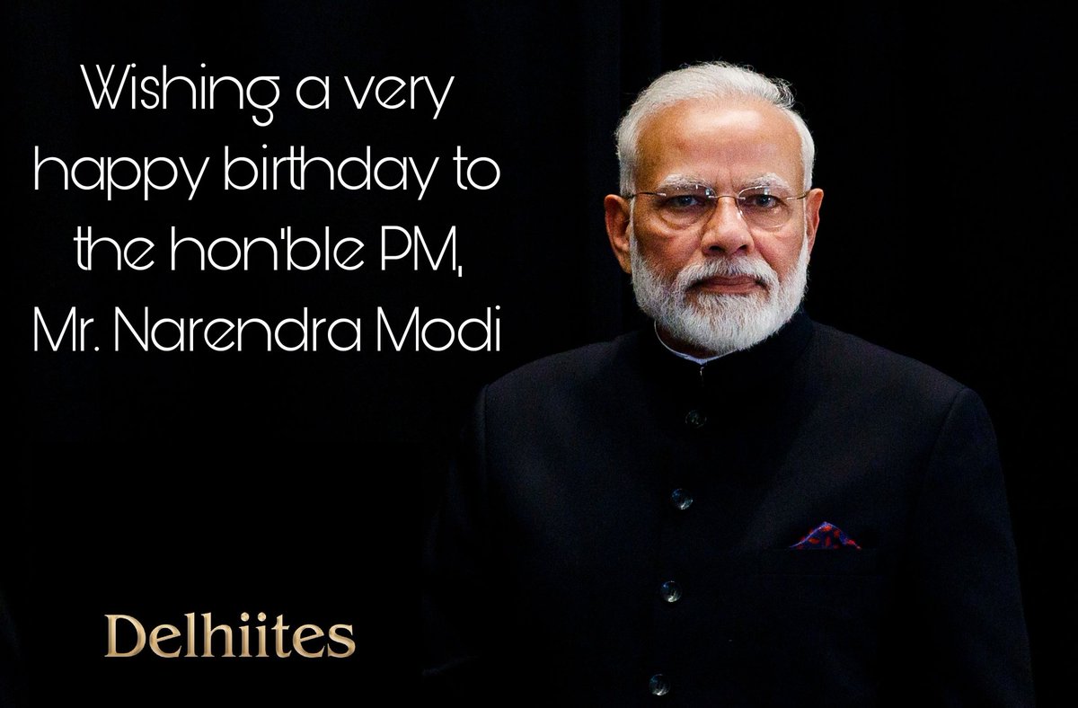 We would like to wish our PM <a href="/narendramodi/">Narendra Modi</a> a very happy birthday. 

#NarendraModi #narendramodibirthday #ModiJiAt72 #modibirthday #PM #delhi #delhiites #india