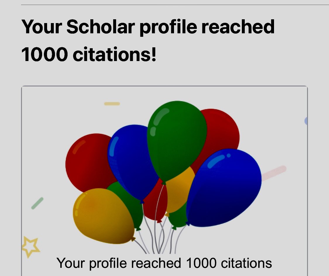 shahibiotech's tweet photo. Thanks google for letting me know about my 1000th citation😊 #neuroinflammation #Gutmicrobiota #Obesity #MangalamLab ⁦@uiowa⁩ ⁦@UIowaNeuro⁩ ⁦⁦⁦@bhupro⁩             https://t.co/I3wf6ikLbc https://t.co/JsuuHh6RZH