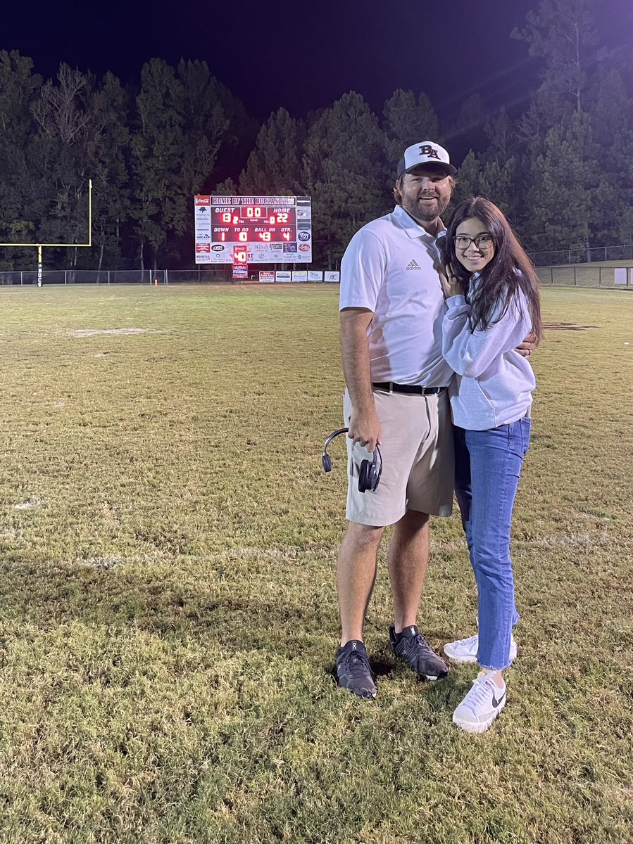 Coach_Gerlach's tweet photo. So proud of our boys for the hard fought victory last night against a tough Gatewood team!  And always thankful for this one to be by my side supporting me every step of the way!  GO BUCS!!! https://t.co/mn2qgIx28z