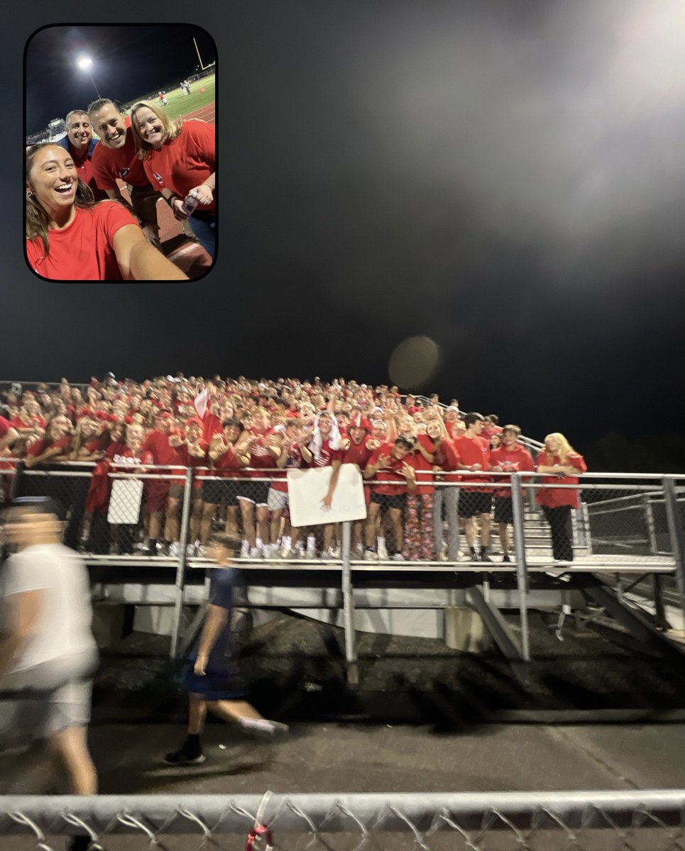miss_carp's tweet photo. BeReal with Coach Carp at cheer this week! Zoom in close for some special guests👀 #makeitatradition https://t.co/H98lRFOQqt