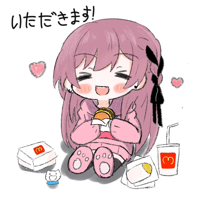 バーガー~ #ねここあーと 