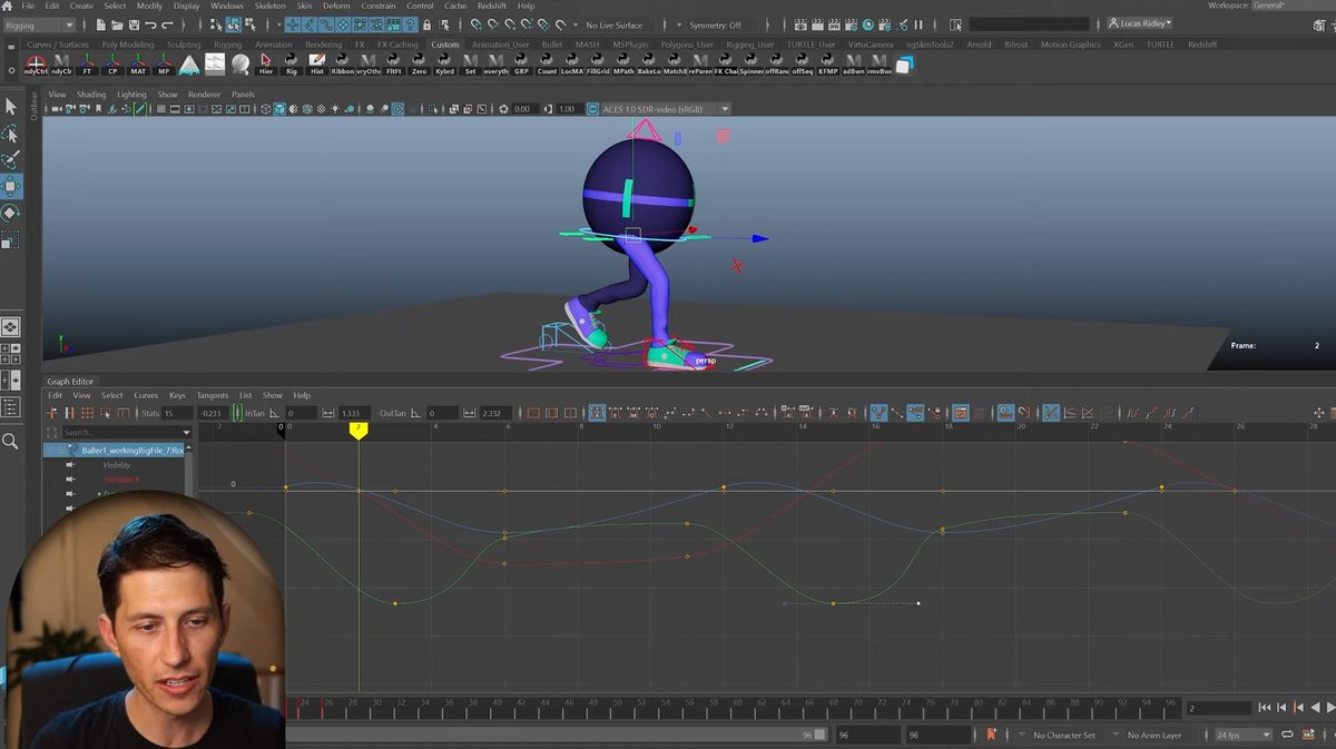 3DArt_'s tweet image. 😎New Maya Feature 2023.2 Animation Graph Editor ➡️3dart.it/en/new-maya-fe… #maya #tutorial #GraphEditor