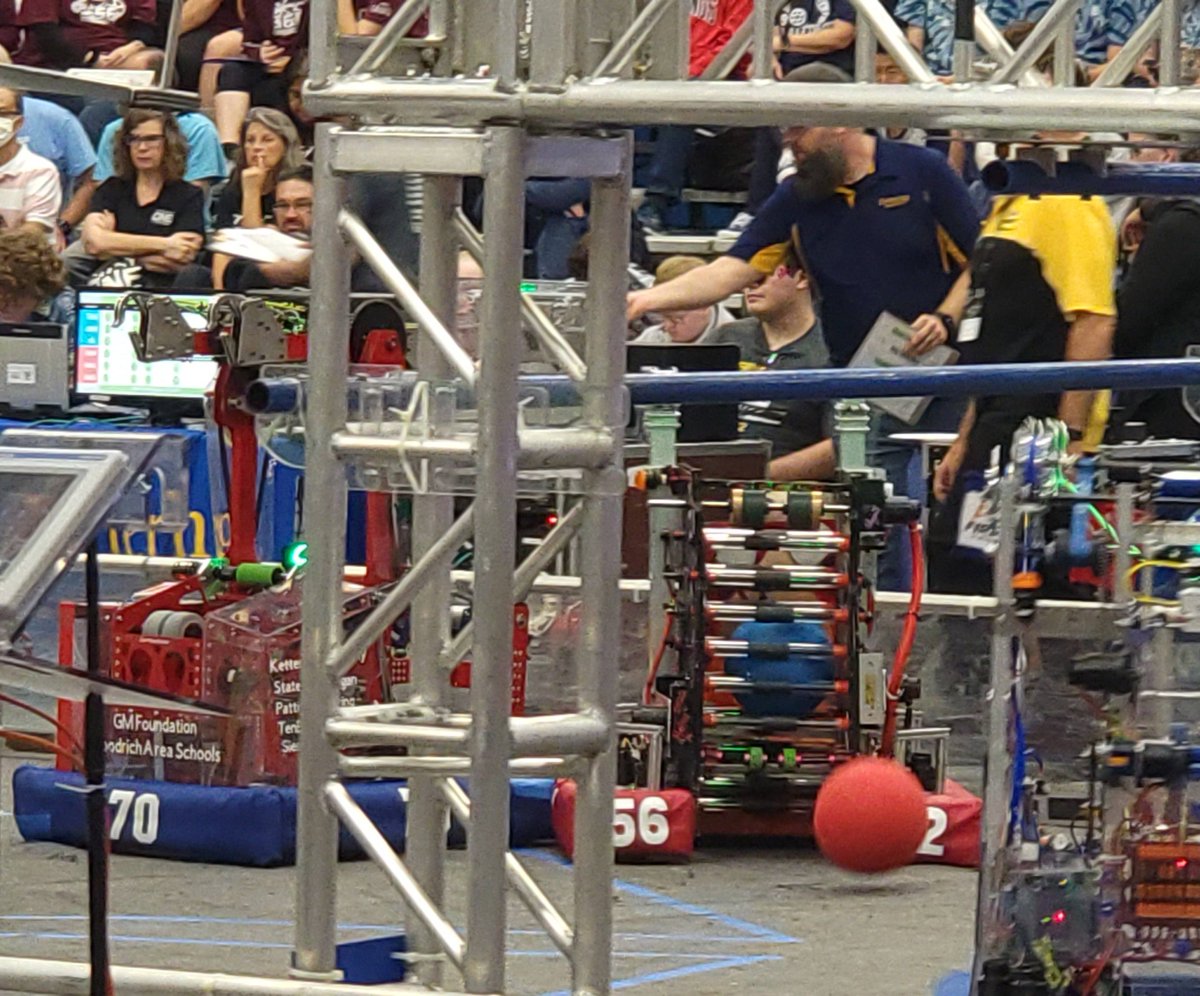 Queuing up for our second match.