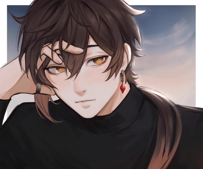 Earrings #childe #zhongli 
