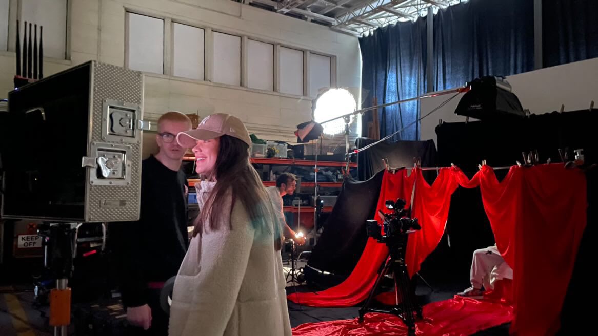 Kayasirshad's tweet image. Back on @zemi_film set 🎬🎥

#Production2
#BehindTheScenes 

@itslibbywalker on it like sonic 💥