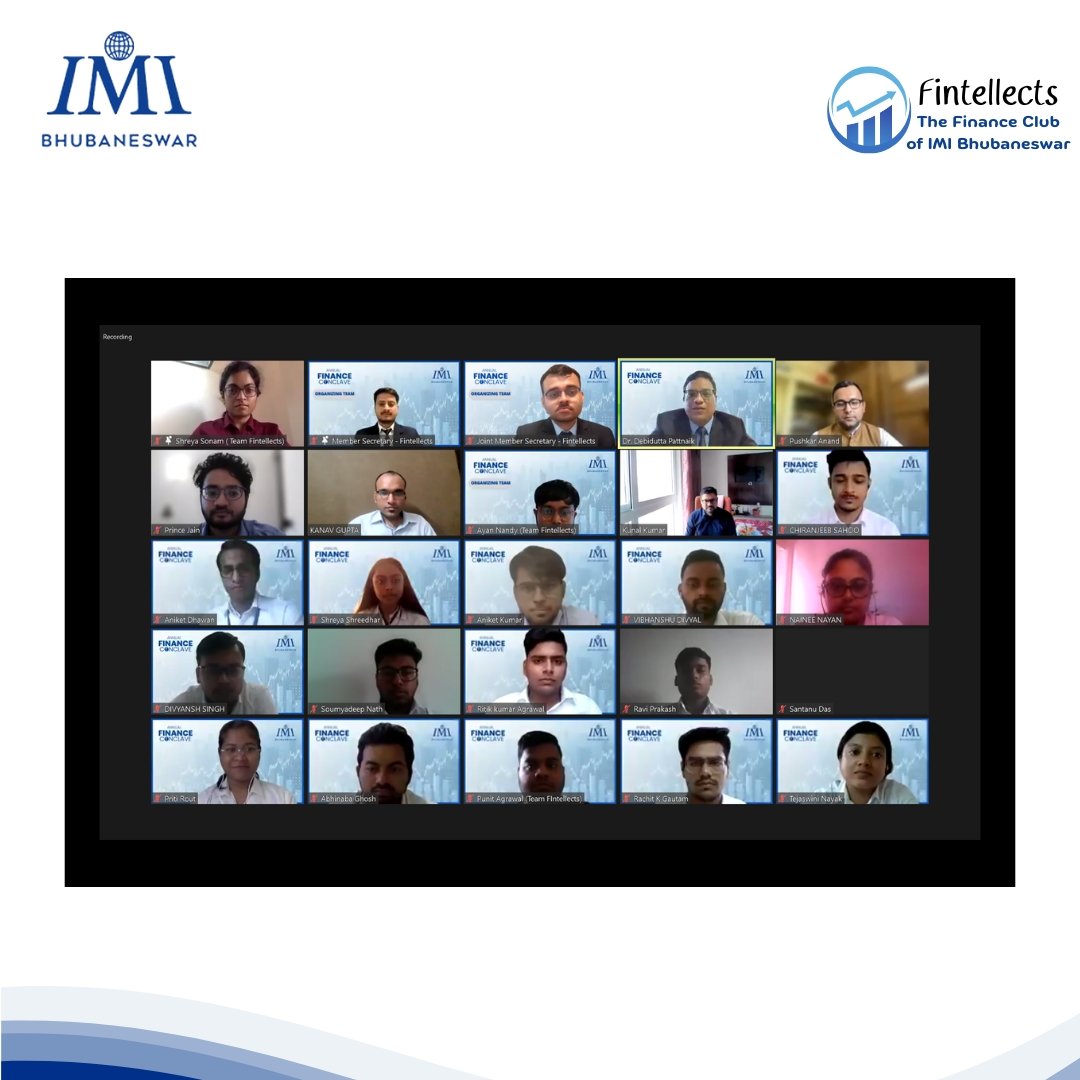 IMI_Bhubaneswar's tweet image. IMI Bhubaneswar successfully hosted an Annual Finance Conclave titled "Long Term Wealth Creation: The Post Pandemic Challenges and Opportunities" on the 3rd of September 
 #imib #imibhubaneswar #learningbeyondeducation #conclave #finance #pandemic #challenges #opportunities