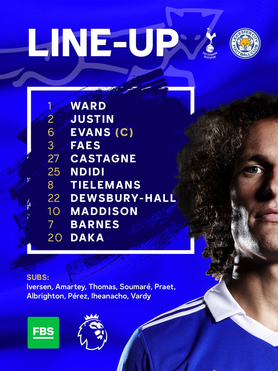 Our starting XI in London.

#TOTLEI