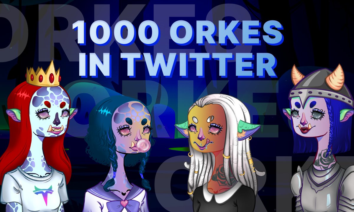 Orkes | DAC (@orkesnft) on Twitter photo ♥️Friends, Orkes!
Our team are glad to inform you that we crossed the mark to 1000 members in our Twitter!
🎁We announce a #Giveaway for 10 OG!
OG = 100% one of 333 #NFT's
Rules are:
1️⃣Follow <a href="/OrkesNFT/">Orkes | DAC</a>
2️⃣Like and Retweet
3️⃣Tag 2 friends
4️⃣Comment: "#Orkes to the moon"
⏰24h ♥️Friends, Orkes!
Our team are glad to inform you that we crossed the mark to 1000 members in our Twitter!
🎁We announce a #Giveaway for 10 OG!
OG = 100% one of 333 #NFT's
Rules are:
1️⃣Follow <a href="/OrkesNFT/">Orkes | DAC</a>
2️⃣Like and Retweet
3️⃣Tag 2 friends
4️⃣Comment: "#Orkes to the moon"
⏰24h