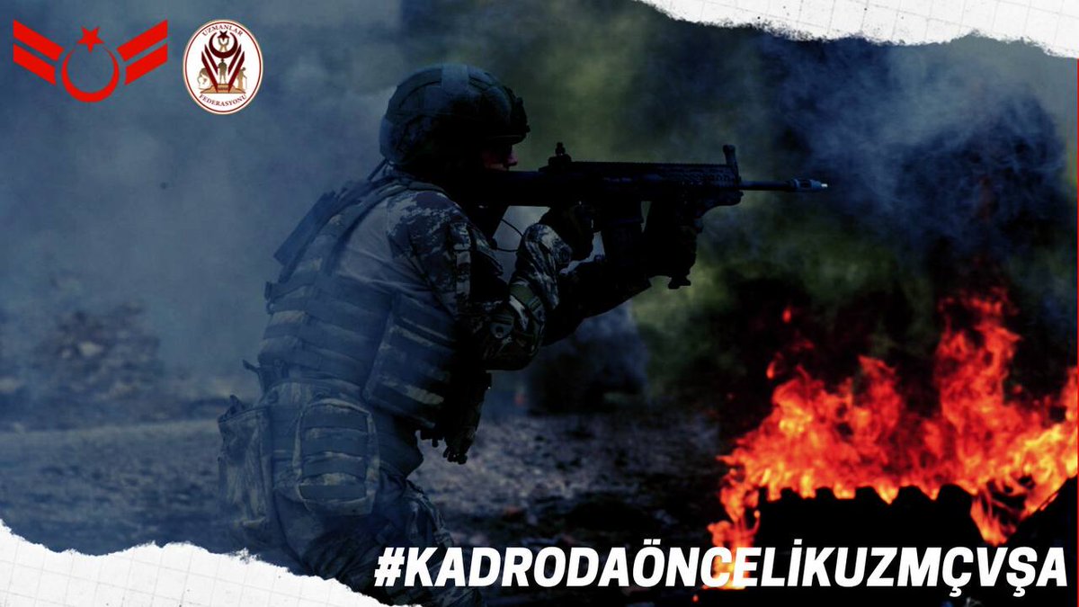 Biraz_Adalet42's tweet photo. Al sancak gibi
Ordunun içinde sözleşme ile dalgalanan
Cennetin en kalabalık ordusu
Şehit olup Al Bayrağa sarılan Yiğitleri
Terörle mücadelenin Aslanları
Tek dertleri Vatanları
Kim bunlar denilirse
Türkiye'nin Uzman Çavuşları
Bu Yiğitlere KADRO ŞARTTIR ‼️🇹🇷
#KadrodaÖncelikUzmÇvşa https://t.co/reRhDKmTHp