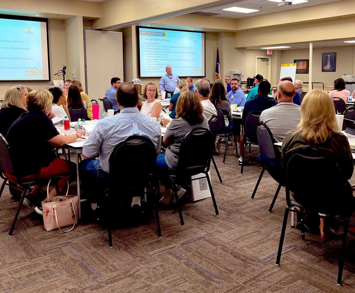 denisonisd's tweet photo. Our Long Range Planning Committee is spending this Saturday morning diving into school framework decisions. We are so grateful for the commitment and work of this group. https://t.co/iK47DpqOKk