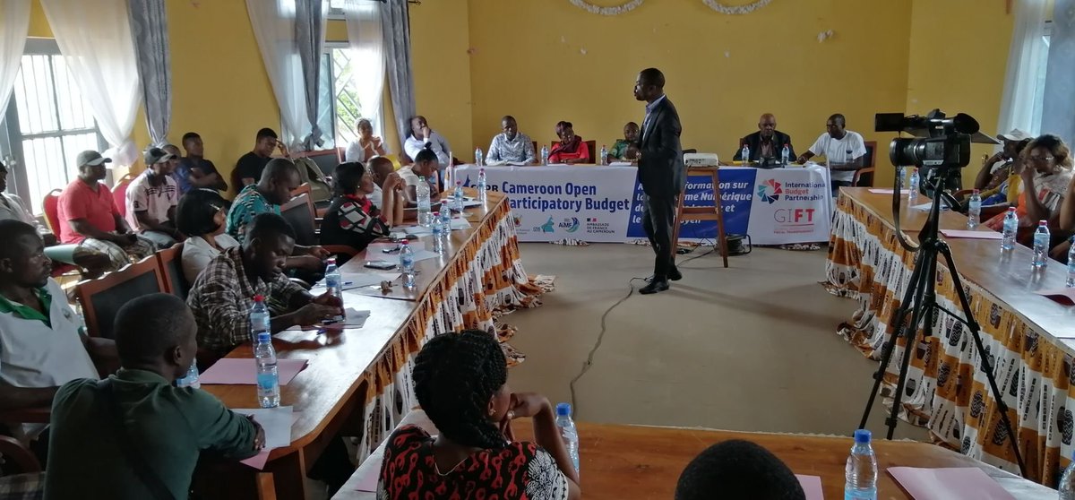 cmngounou's tweet photo. @AfroLeadership_ is building a country network of budget activists in #cameroon. @AnicetNke our budget expert is leading this workshop in East region. #Belabo here. This #budget #literacy project is funded by @OpenBudgets. @GlobalBTAP @FiscalTrans https://t.co/Muwc7q1xBG