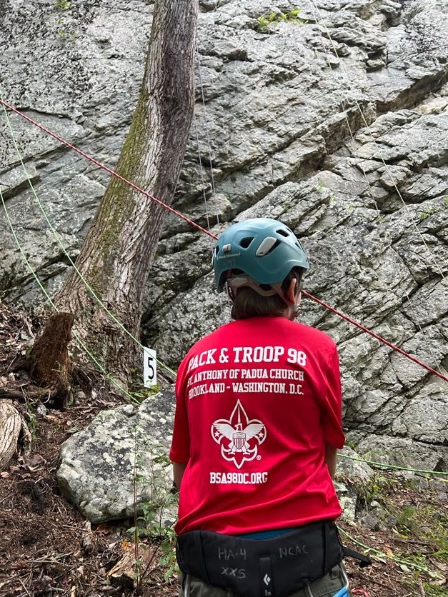 troop98dc's tweet photo. New Scouting year! New adventures! We're at @NCACBSA #Climboree today! @ScoutingInDC @boyscouts  #AdventureOn https://t.co/a6pHvot98c