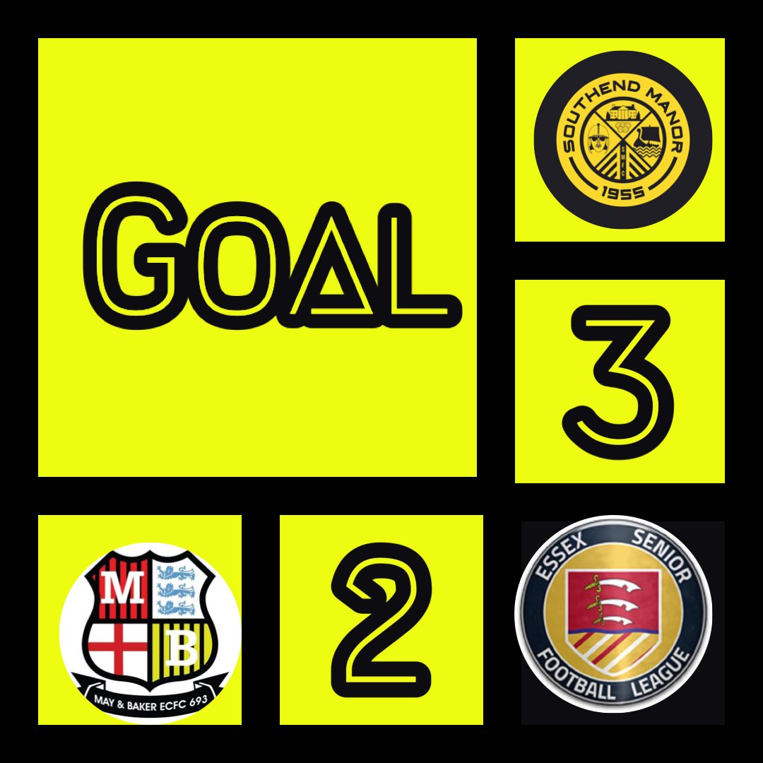 SouthendManorFC's tweet photo. 🟨⬛️GOAL⬛️🟨
What a strike by Semi Adenuga!!!
#OurManor #ManorReserves 💛 https://t.co/lVuRiIjkWT