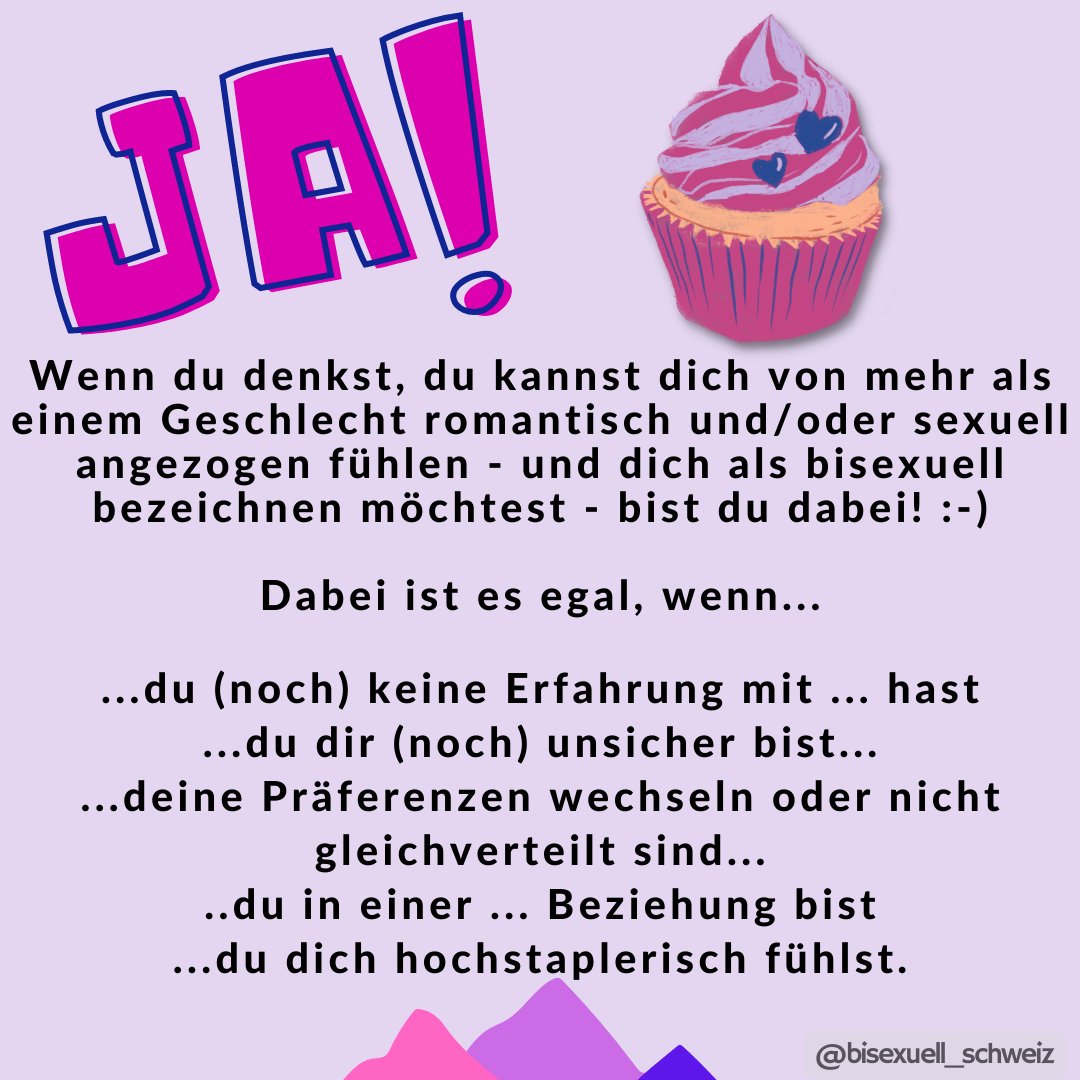 Du bist weiterhin bi egal ob und mit wem du in einer Beziehung bist. #stillbisexual #bisexuell #bisexuellschweiz