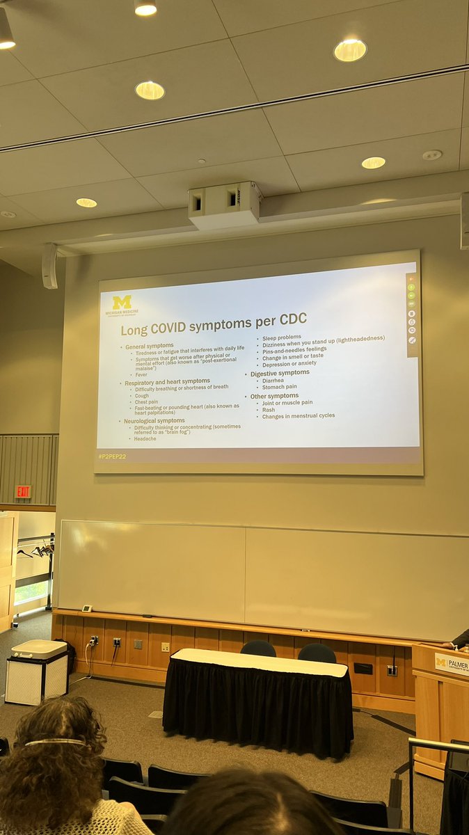 SaraRingerSharp's tweet image. And long COVID info from CDC #p2pep22