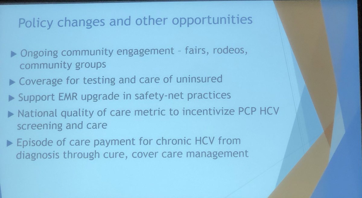 HowardTLeeMD's tweet image. A critical perspective about prevention of lives cancer in the community and primary care setting by Dr. Turner @USC at #TeCH2022

👍outcome can be achieved but ⚠️SUSTAINBIlITY can be challenging 

Policy changes and other opportunities👇

#LiverTwitter #HCV #HCC #MedTwitter
