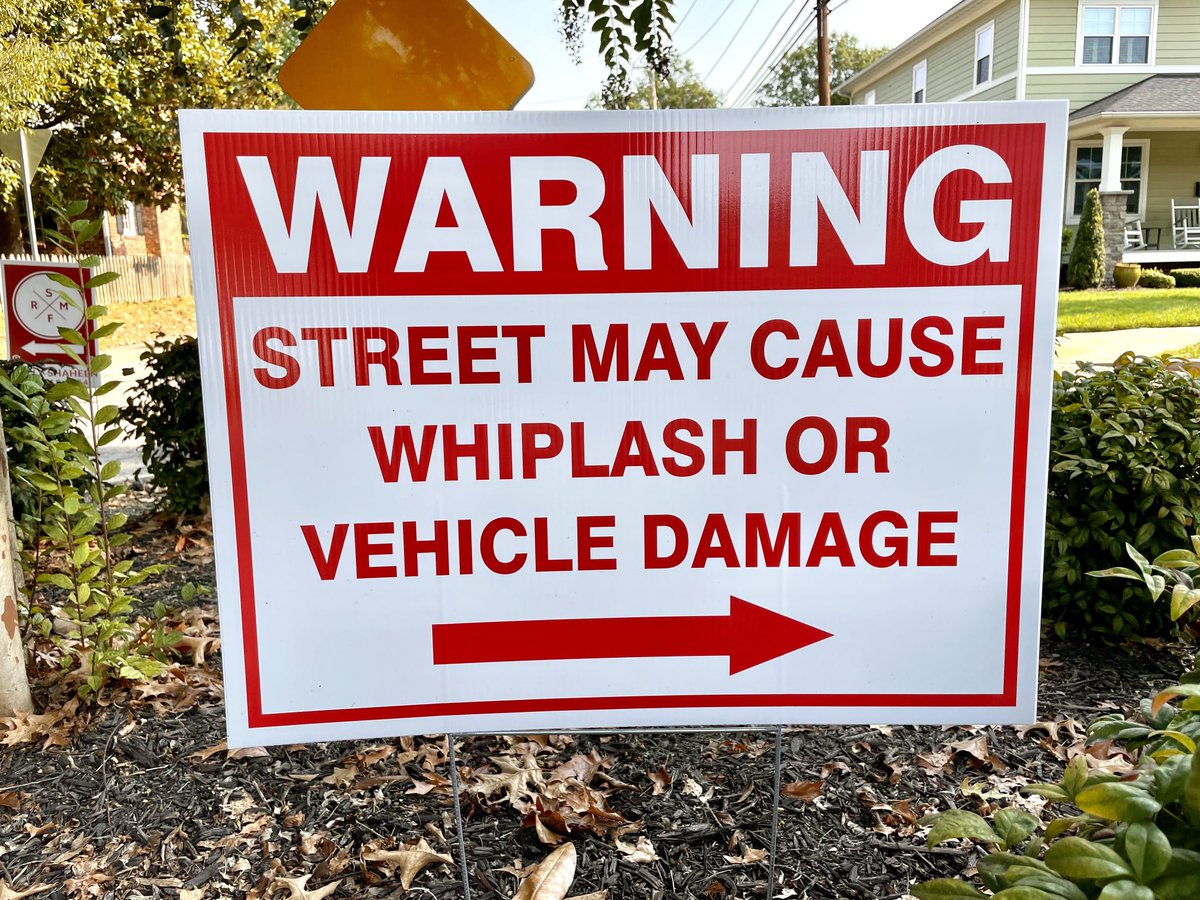 Spotted at West Franklin and Chantilly. Funny because it’s true. ⁦<a href="/CityRichmondVA/">City of Richmond, VA</a>⁩