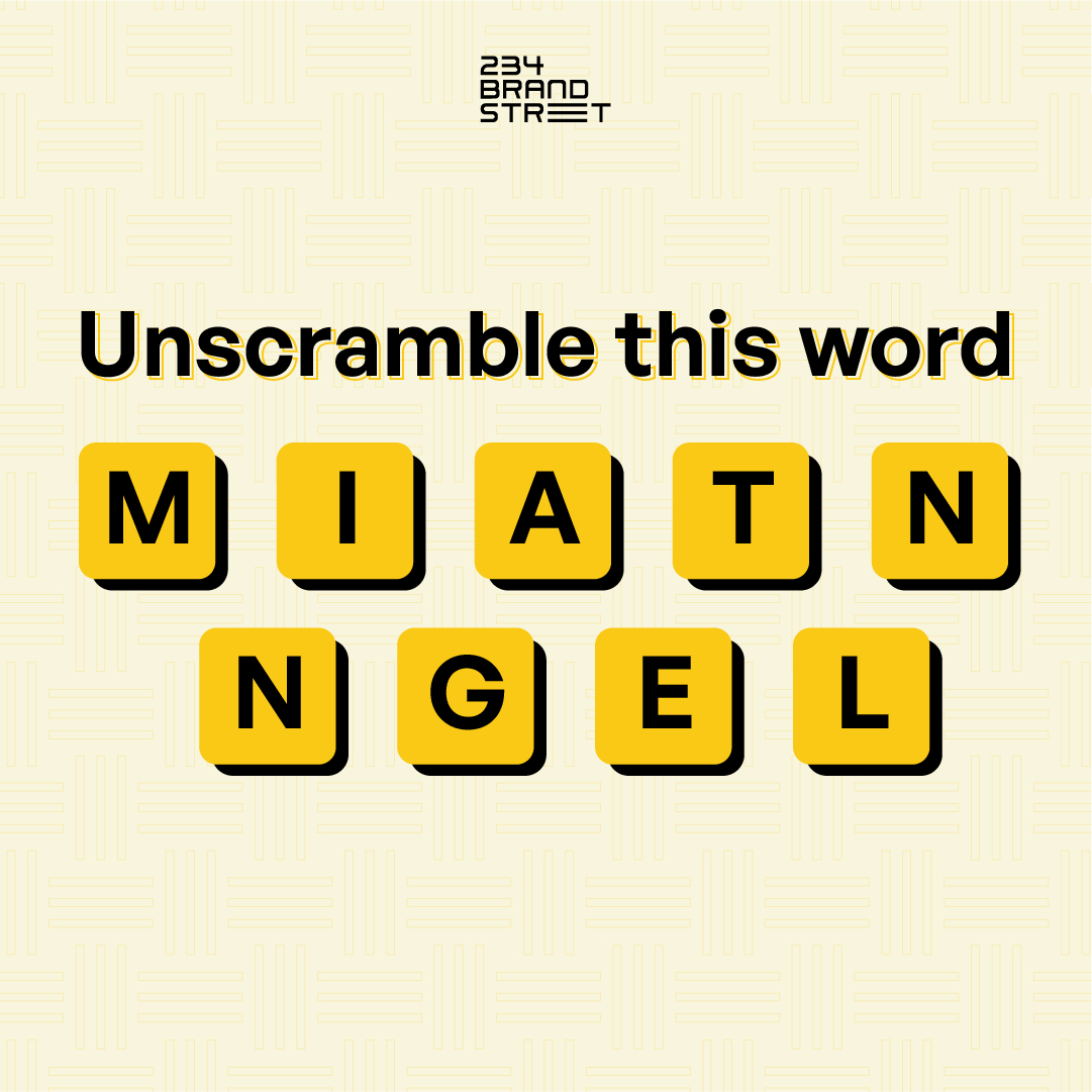BrandStAfrica's tweet image. Hey you! Up for a challenge? Unscramble these two design words!

#234BrandWeekends #designfun #designpuzzle #unscramblegame