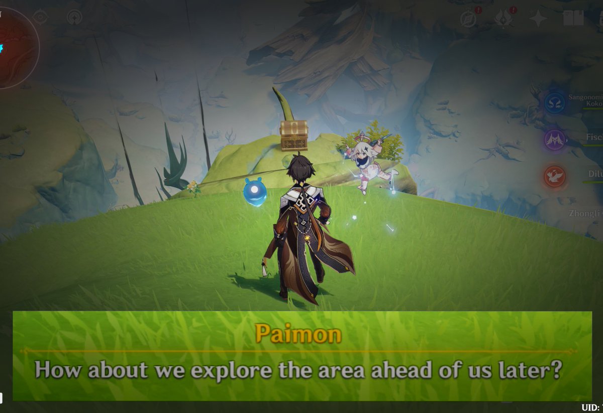 ArthurTheGuy's tweet photo. Chest denied. Well played Paimon. This has to be intentional lmao 🤣 https://t.co/QMrDwt4Hu7