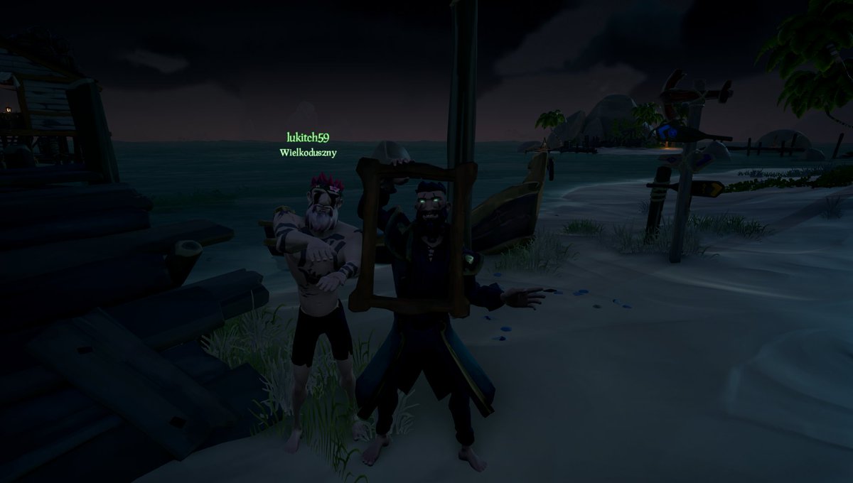 Ahoy Pirates
What a wonderfull CM Day for me
After 19 months studying Polish with <a href="/MistOfHazmat/">MistOfHazmat</a> &amp; <a href="/JustJulok/">Julok</a>  &amp; Members from <a href="/PiratesCove13/">Pirate's Cove</a>

Today,I ve meet him after 1500 km travel to 🇵🇱

 #SeaOfThievesCommunityDay #SeaOfThieves <a href="/SeaOfThieves/">Sea of Thieves</a> <a href="/MerfolksLullaby/">Merfolk's Lullaby</a> #BeMorePirate