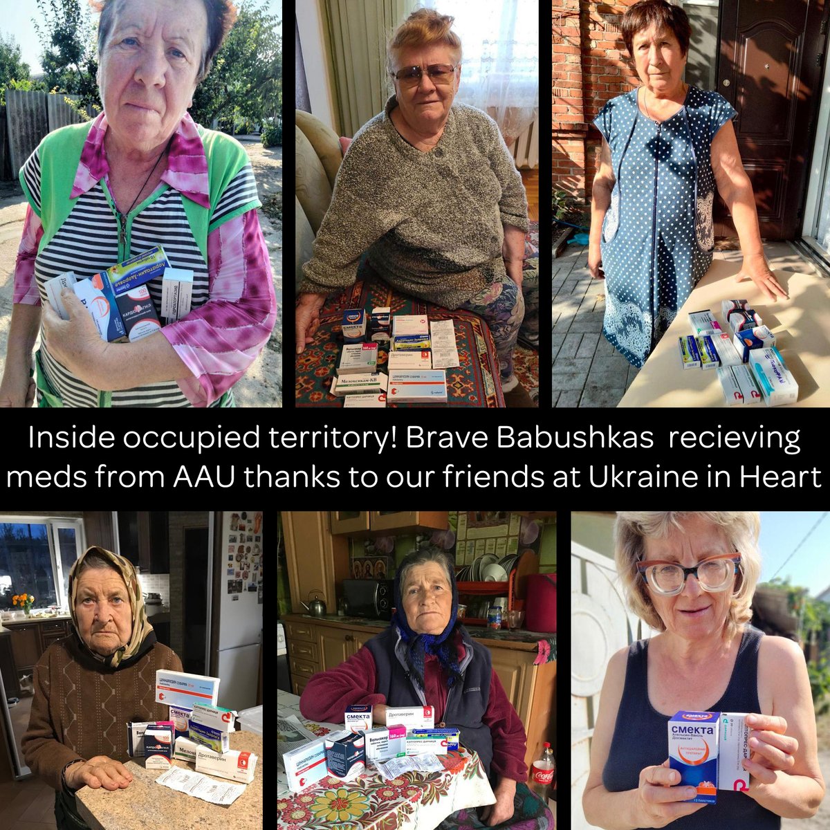 Many are living under occupation with very limited access to medicine. We are supplying incredible organisation ukraineinheart.com.ua who are able to transport medicine into occupied areas of Ukraine.

These meds and many others were delivered last week  🙏