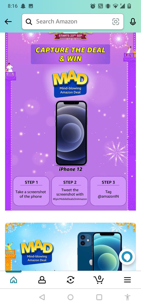 deepakchopde2's tweet photo. #EpicMobileDealOnAmazon @amazon @amazon https://t.co/mQvTMps8Lr