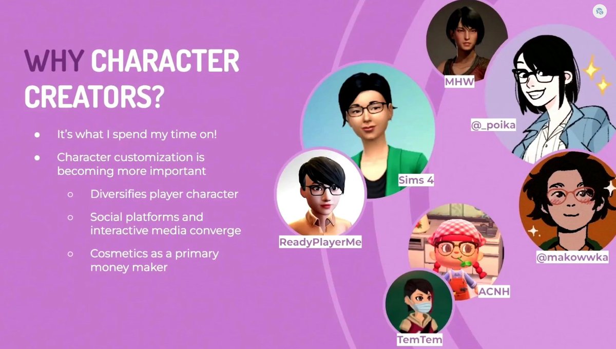 Welcome to the stage, Michelle! 🙌🏾 Let's talk about character creators, their limitations, biases, and other long-standing issues. #GDoCExpo <a href="/michelle_mxh_ma/">michelle_mxh_ma</a>
