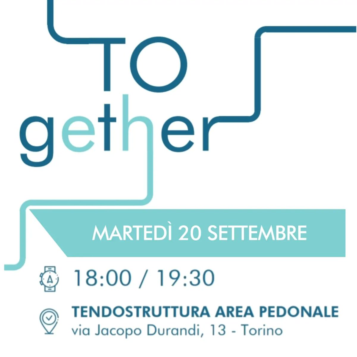 centrofrassati's tweet photo. Dal 19 al 25/09 si terrà l’evento “TOgether” per il centenario della nascita di Luigi Giussani, 
Martedì 20 settembre ore 18, avrà luogo l’incontro “Informarsi per giudicare. Ma come si fa?”. Vi aspettiamo nell’area pedonale antistante la Piazza dei Mestieri di Torino. https://t.co/lE4k9fqnUE