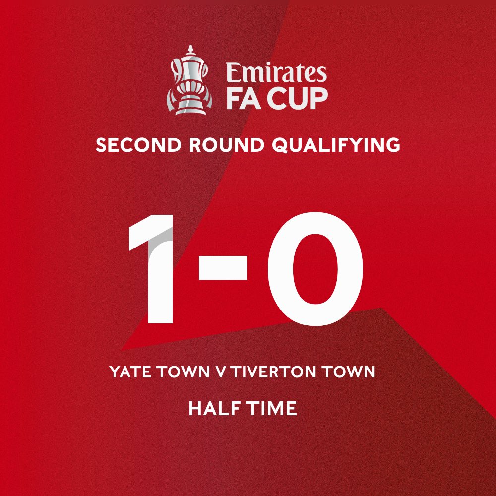 Yate Town FC on Twitter "HALF TIME 🕣 We lead at the break here at the