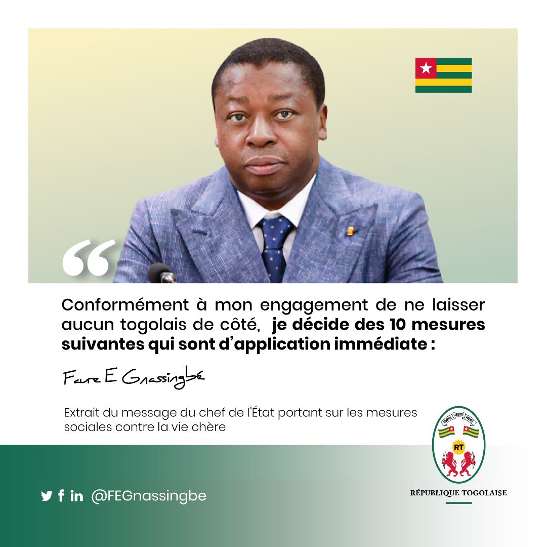Faure Essozimna GNASSINGBÉ tweet media