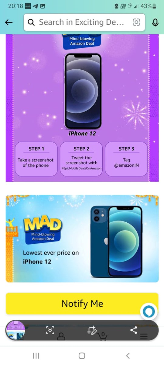 gouravkumararts's tweet photo. #EpicMobileDealsOnAmazon 
@amazonIN https://t.co/FUJxvZFrWg