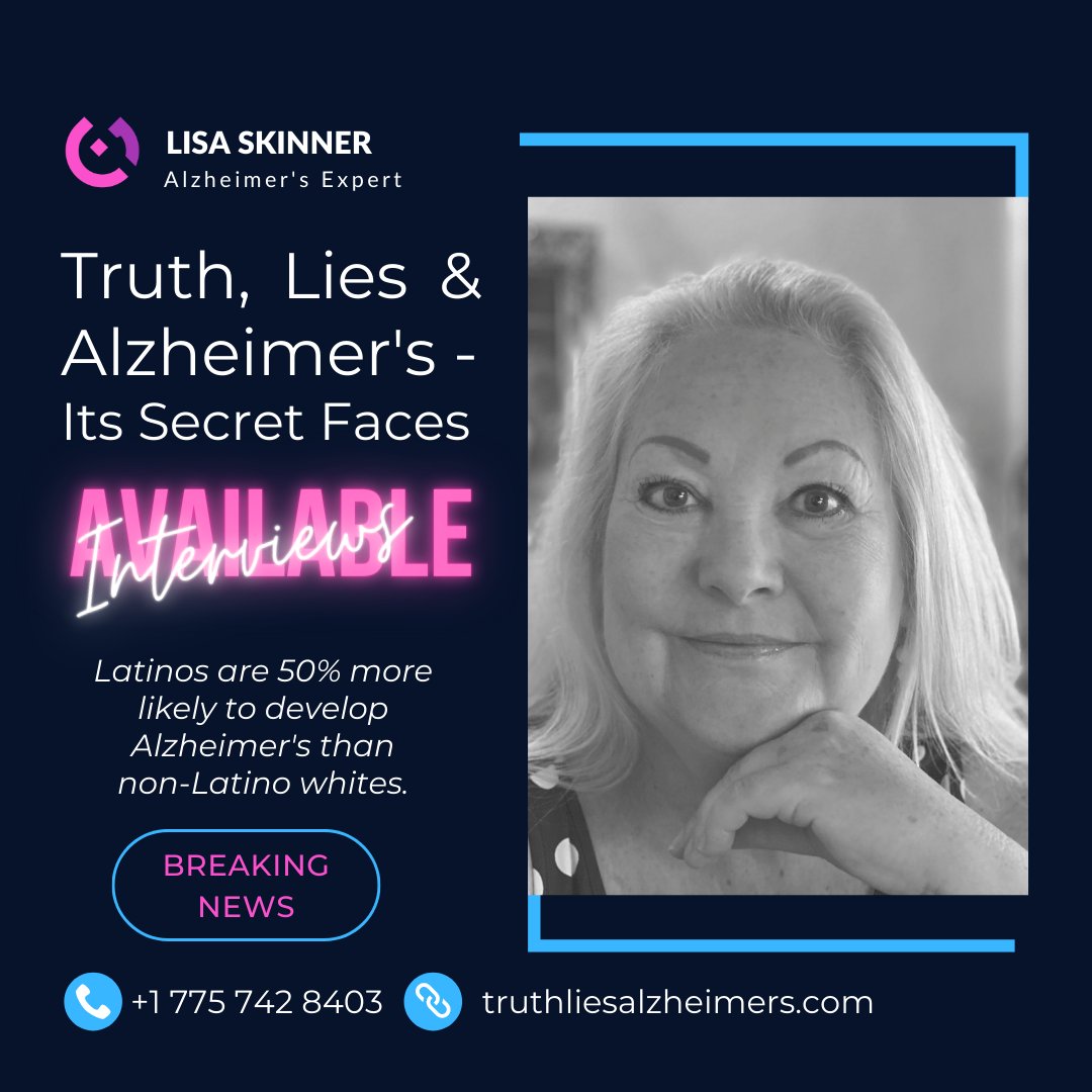CaregiverMemory's tweet photo. #LisaSkinner is available for Interviews. She is an Expert in Alzheimer's disease and has appeared on many national media outlets. Contact @DMCollins to schedule an interview. #truthliesalzheimers #endalz @ruthi_davis https://t.co/aU5HmkwmPo