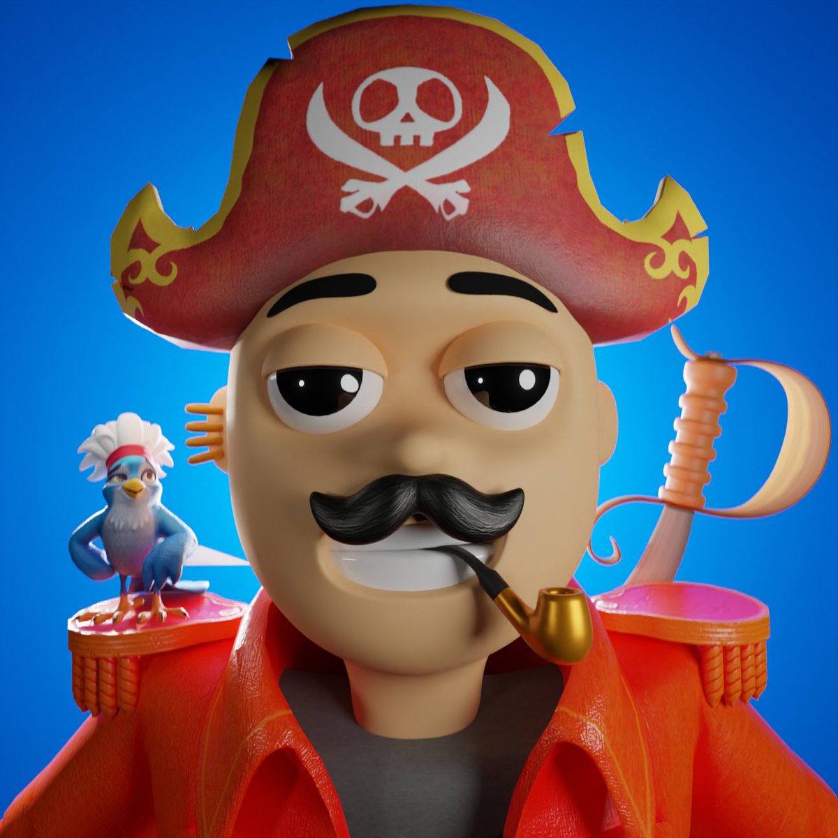 Pirate Bruno🏴‍☠️🦜 Avaliable on polygon blockchain🚀 Who will grab this one🔗👇🏼✨Price is cheap ! opensea.io/assets/matic/0… #NFTs #NFTCommunity #nftarti̇st #NFTshill