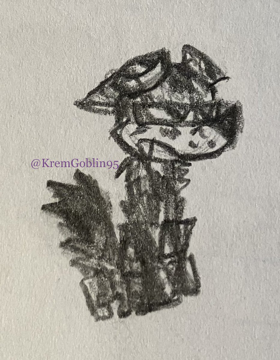 KremGoblin95's tweet image. Retro Doodles #2: February 2015

Messing around with my personal designs for #Snide (yes, the #DonkeyKong64 character). Infuriatingly, I’m still unable to properly draw him to save my life. Sigh. ☹️

#DonkeyKong #DK64 #RareWare #fanart #traditionalart #artistsontwitter