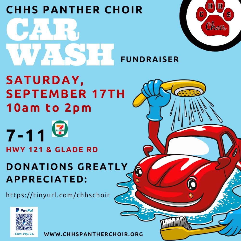 Come out and get your car washed!!!