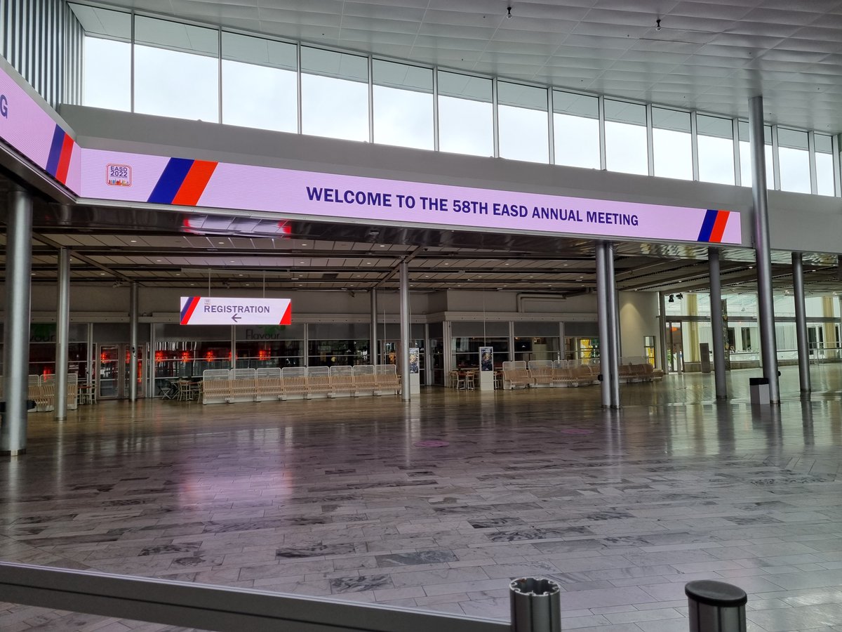 EASDnews's tweet photo. Can you imagine? This will be packed with people soon!
Can't wait to welcome you all #EASD2022 🤗
Safe travels everyone! https://t.co/kaGCwCrysP