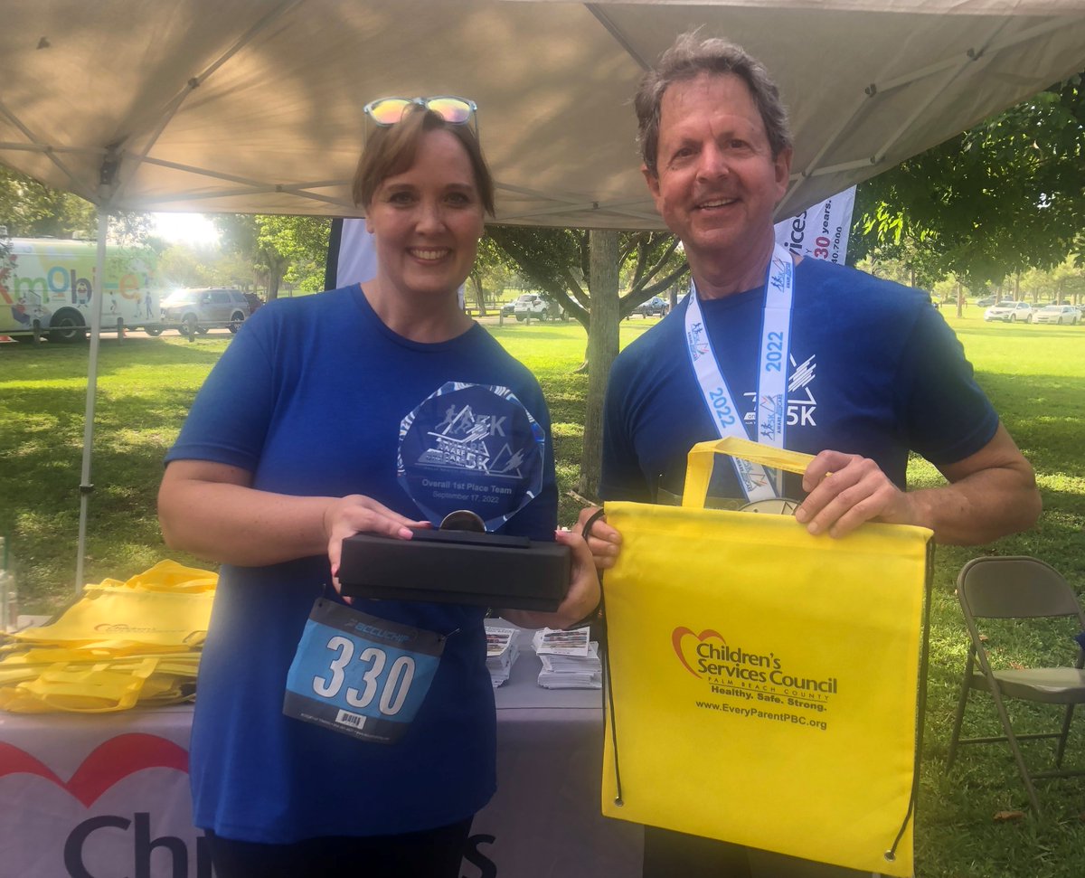 lwilliamsCSC's tweet image. SO much fun! Because we had the largest team, we also won the award for Overall 1st Place Team - Way to go CSC! Thank you @gregg_weiss for all your support! #AwareandCarePBC @cscpbc #EveryParent