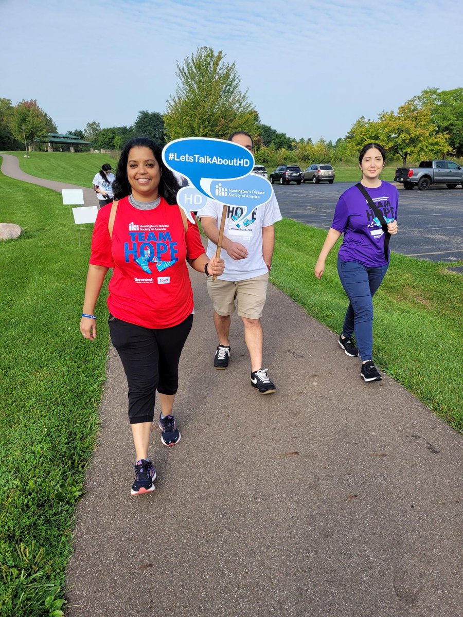 BSrinageshwar's tweet photo. Another #HDwalk in Lansing. #teamhope #LetsTalkaboutHD #CureHD @HDSA https://t.co/oRQK8x8Mdp