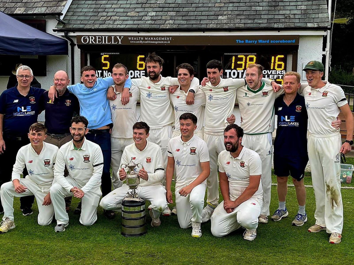 cumbrialeague's tweet photo. Our Premier League Champions, congratulations to @carlislecricket https://t.co/7G83HIRhyy