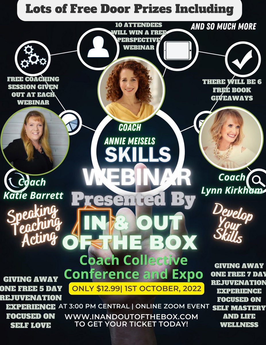 Ktbarrett1965's tweet photo. Is there a goal you’ve always wanted to achieve but don’t know how? Experience an amazing group of coaches from a variety of focuses and find the perfect coach for you! Lots of prizes and information! Come join me on October 1st and 2nd! https://t.co/oBakkCfklw