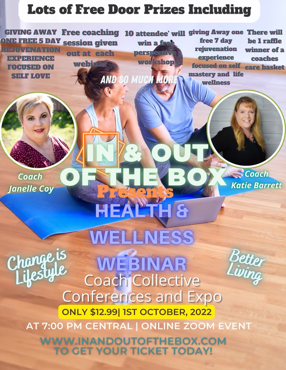 Ktbarrett1965's tweet photo. Is there a goal you’ve always wanted to achieve but don’t know how? Experience an amazing group of coaches from a variety of focuses and find the perfect coach for you! Lots of prizes and information! Come join me on October 1st and 2nd! https://t.co/oBakkCfklw