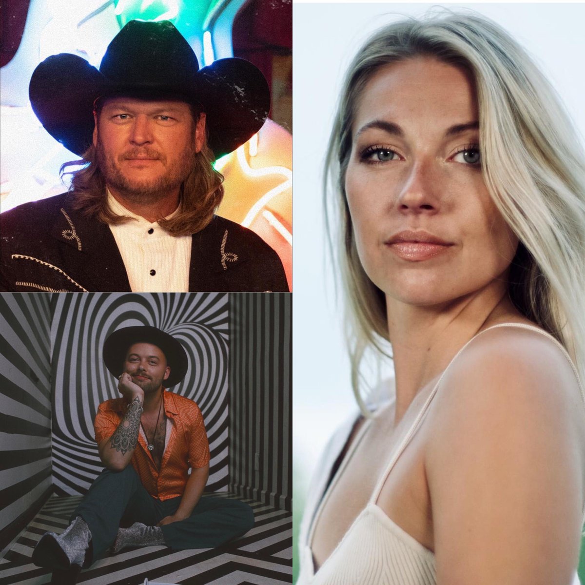 CMT's tweet photo. This week's top 3️⃣ #CMTMusic 12-Pack videos are... ✅ 💯 🎉 

@claudia_hoyser – "Duke Devlin"
@adammacmusic – "Disco Cowboy"
@blakeshelton – "No Body"

Vote for next week HERE ⬇️
https://t.co/5ckqksu0xR https://t.co/67ppTQbfnK