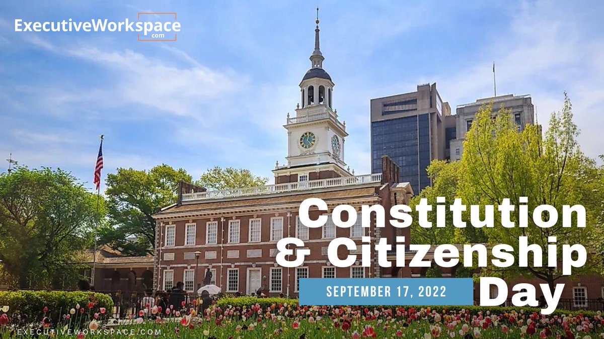 executivework_'s tweet photo. Happy Constitution & Citizenship Day! ๐บ๐ธ
#executiveworkspace #constitution #constitutionday #citizenship #citizen #freedom #liberty #america #usa #holidays #dallas #dfw #austin #officespace #business #smallbusiness #smallbusinessowner https://t.co/40c9yoUwVD