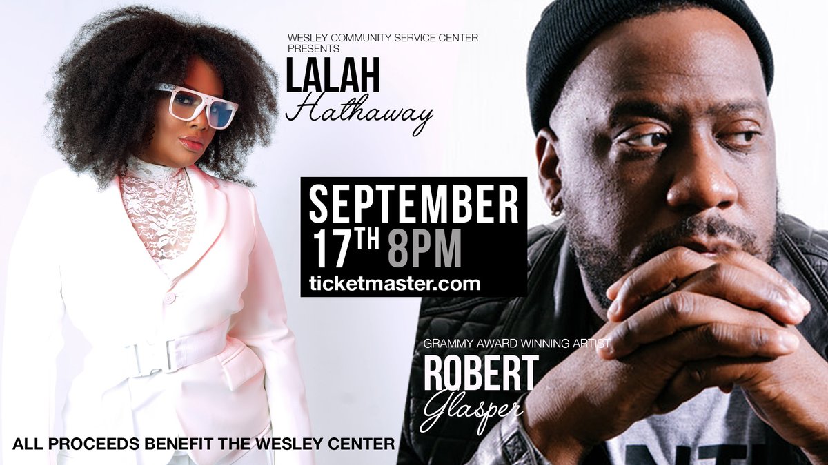 PortsmouthPav's tweet photo. 🚀 Tonight! @lalahhathaway &amp; @robertglasper. Doors at 7, show at 8. Proceeds to benefit the Wesley Community Service Center, Inc.! Get tickets at the gate or in advance at https://t.co/tkvDRdHvnU. https://t.co/KW0iLbwocl