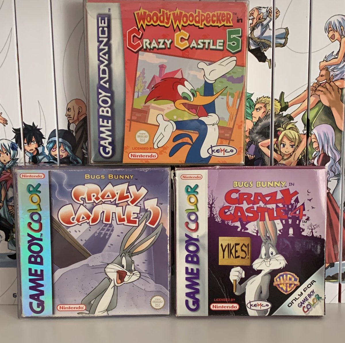 micka25gaming's tweet photo. Aujourd’hui sur #ogretro j’ai envie de vous montrer la saga Crazy Castle. 
Saga de puzzle #gameboy et #gba. 

Vous incarnez Bugs bunny dans des tableaux plus ou moins complex où il faut récupérer divers objet dont des clés pour ouvrir les portes et sortir du niveau

#RETROGAMING https://t.co/Khfg5mbMH2