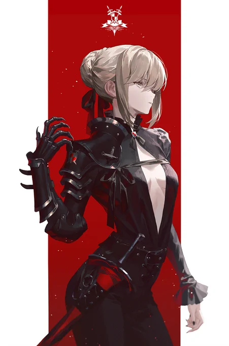 セイバーarmor ver. #Fate #セイバーオルタ #セイバー  