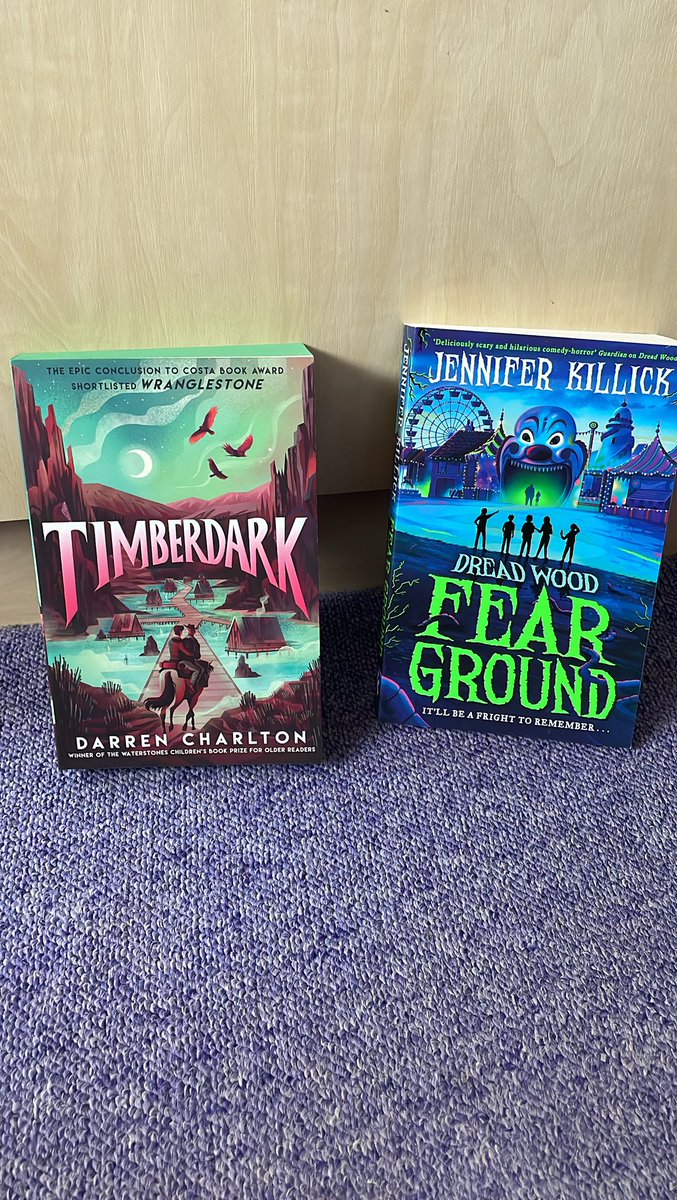 Derbybookworm's tweet photo. Preordered these beauties and my @Waterstones app didn’t tell me they arrived in store but I finally have them and cannot wait to be reunited with some of my favourite characters. #reading #2022reading @JenniferKillick @DarrenRCharlton https://t.co/sWPSopKmSw