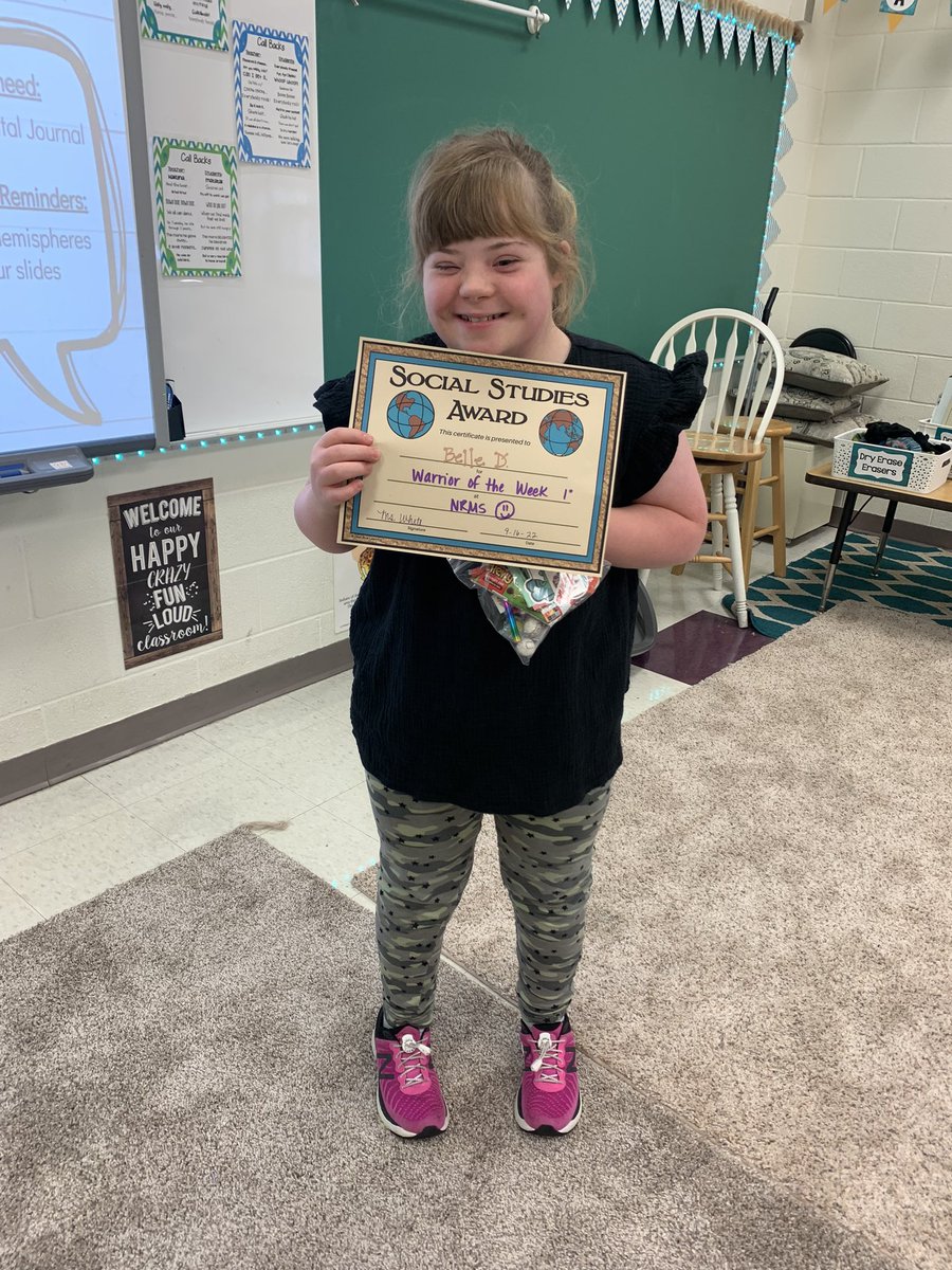 AmyHaraughty's tweet photo. Week 4: Warriors of the Week! I’m truly inspired by these examples of compassion, grit, perseverance, & integrity! Daily BEAR Way living in these awesome kids!
#NRinspiregreat #mavs #NoRoNation #explore5ss #beawarrior #everyday #werisetogether #ouradventure https://t.co/Pz2vDulfFK